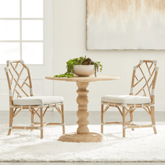 Rhodes Round Dining Table - Two Sizes - Our Boat House