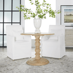 Rhodes Round Dining Table - Two Sizes - coastal inspired home furnishing lifestyle