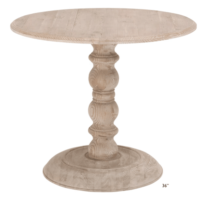 Rhodes Round Dining Table - Two Sizes - Our Boat House