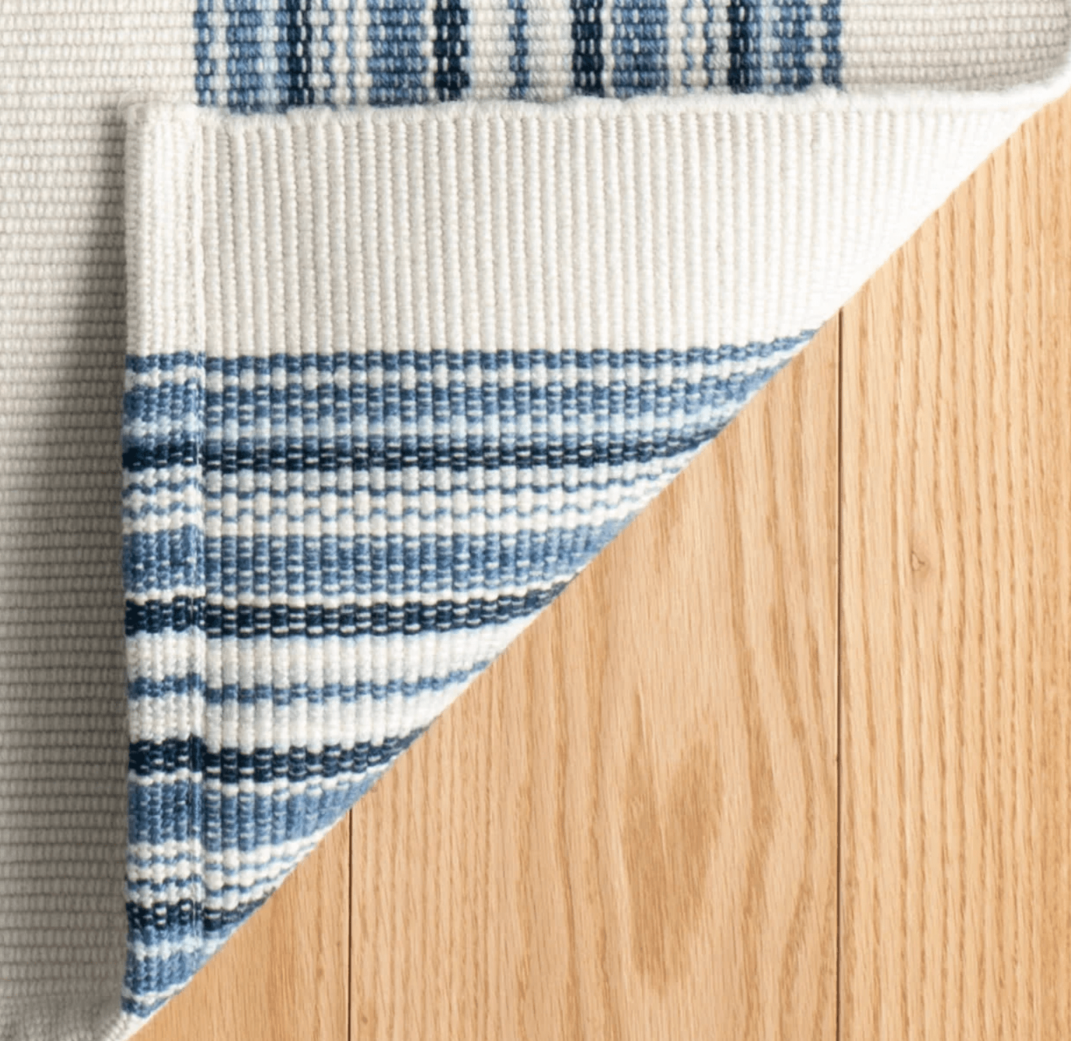 Road Runner Handwoven Indoor/Outdoor Rug - Blue - Our Boat House