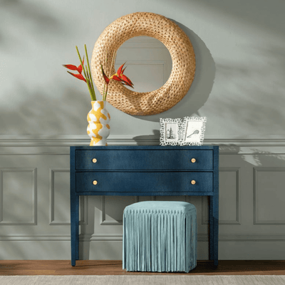 Rockport Banana Leaf Mirror - Two Sizes - Our Boat House