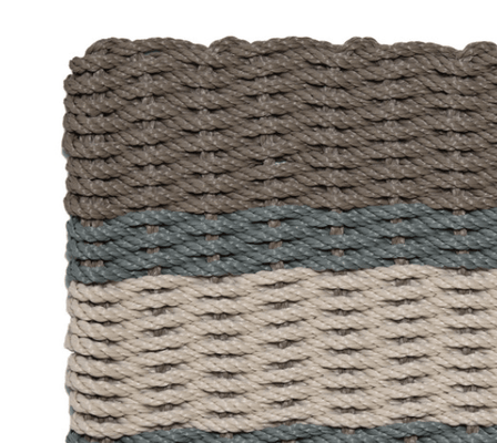 Rope Doormat - Amelia Coastal Stripe - Our Boat House
