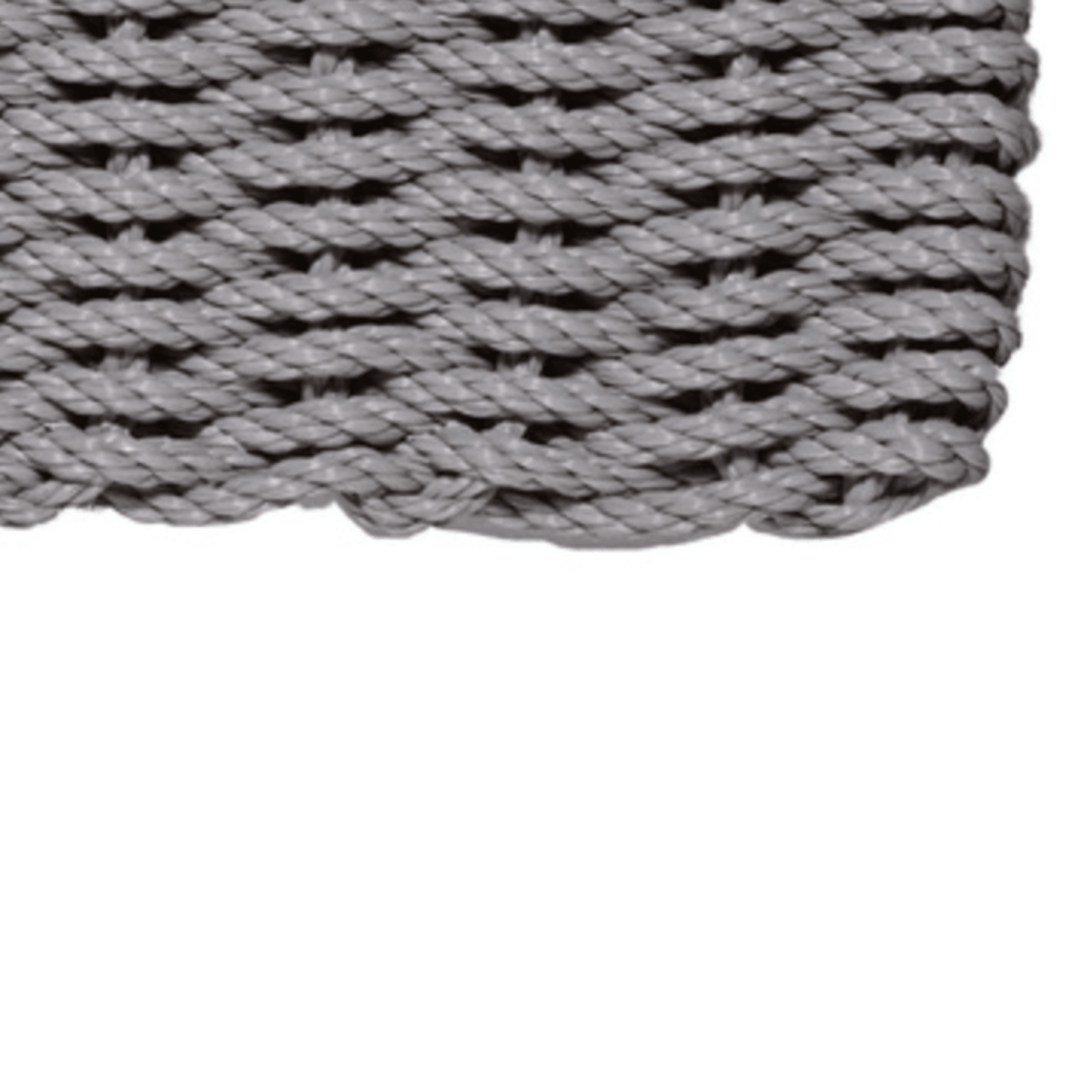 Rope Doormat - Gray Solid - Our Boat House