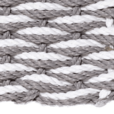 Rope Doormat - Gray & White Wave - Our Boat House