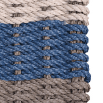 Rope Doormat - Kiawah Shoreline Stripe - Our Boat House