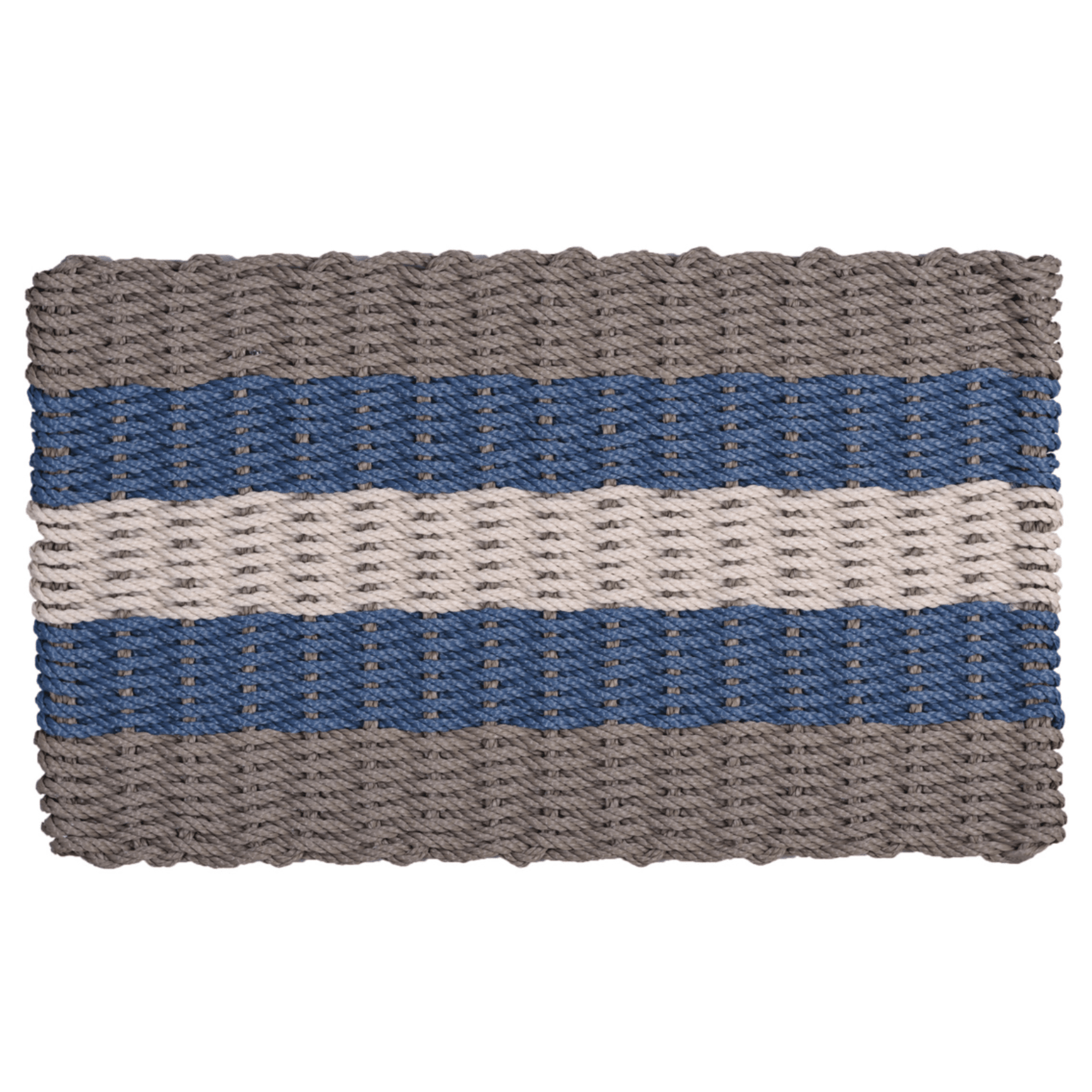Rope Doormat - Kiawah Shoreline Stripe - Our Boat House