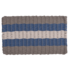 Rope Doormat - Kiawah Shoreline Stripe - Our Boat House