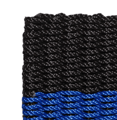 Rope Doormat - Thin Blue Line - Our Boat House