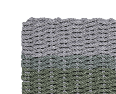 Rope Doormat - Tradewind Coastal Stripe - Our Boat House