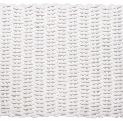 Rope Doormat - White Solid - Our Boat House