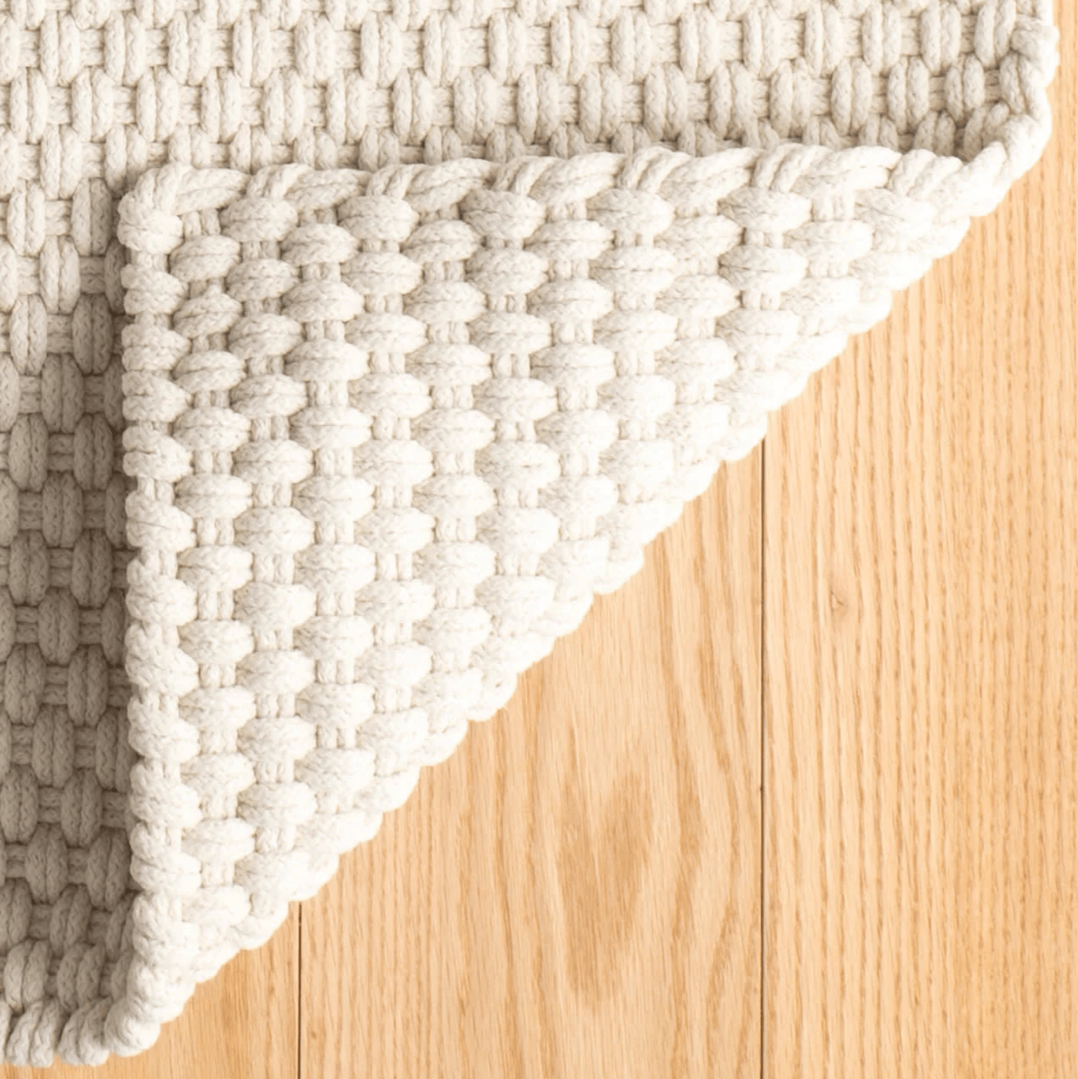 Rope Handwoven Indoor/Outdoor Rug - Ivory - Our Boat House