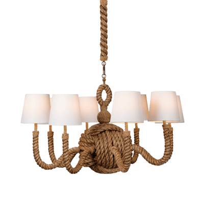 Rope Knot Chandelier - Two Sizes - Our Boat House