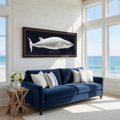 Rorqual du Nord (The Northern Whale)- Framed Giclee - Our Boat House