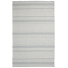 Rugby Stripe Indoor/Outdoor Rug - Light Blue - Our Boat House
