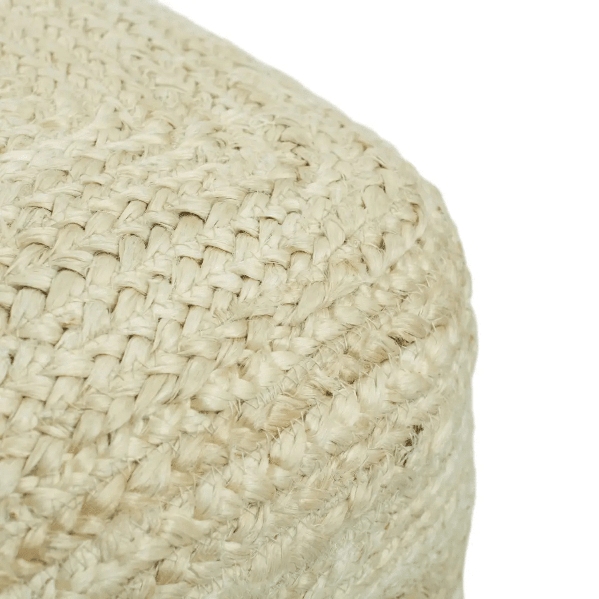 Sabal Jute Square Pouf - Our Boat House