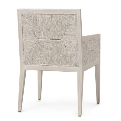 Sacramento Dining Arm Chair - White Sand - Our Boat House