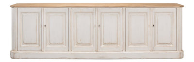 Saint Maarten Whitewash Six - Door Sideboard - Our Boat House