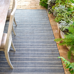 Samson Handwoven Indoor/Outdoor Rug - Navy - Our Boat House