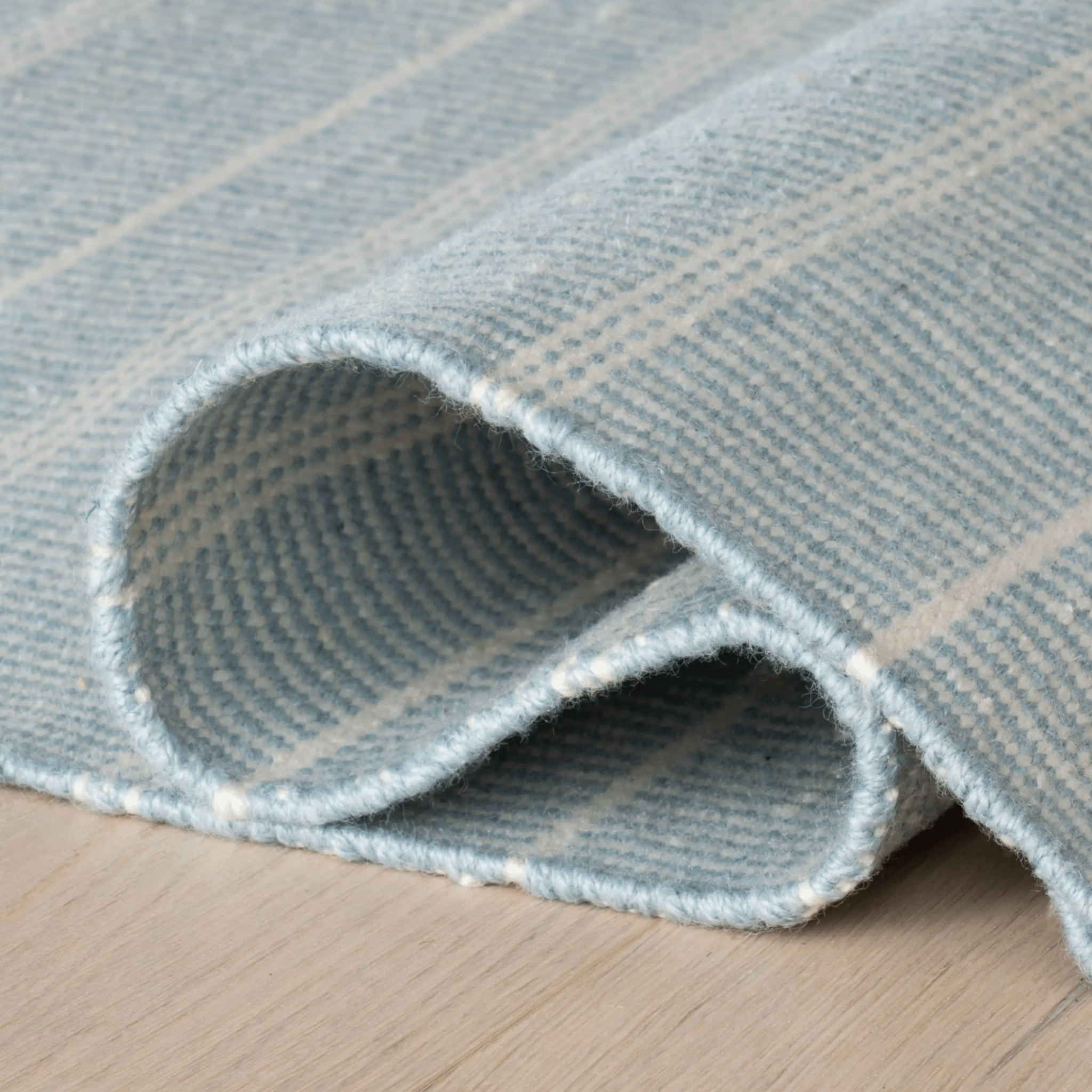 Samson Handwoven Indoor/Outdoor Rug - Swedish Blue - Our Boat House