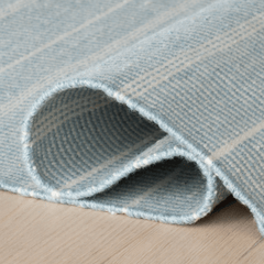 Samson Handwoven Indoor/Outdoor Rug - Swedish Blue - Our Boat House