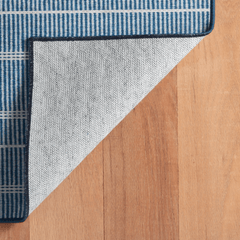 Samson Machine Washable Rug -Navy - Our Boat House