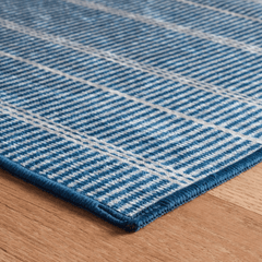 Samson Machine Washable Rug -Navy - Our Boat House
