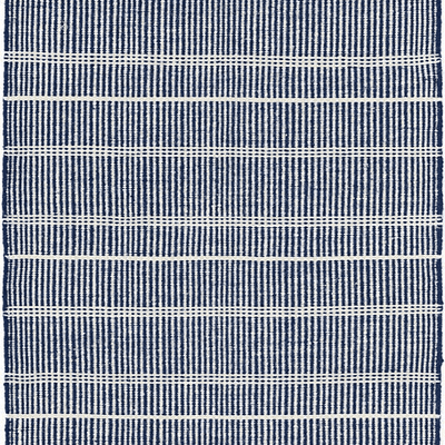 Samson Navy Handwoven Indoor/Outdoor Rug - Our Boat House