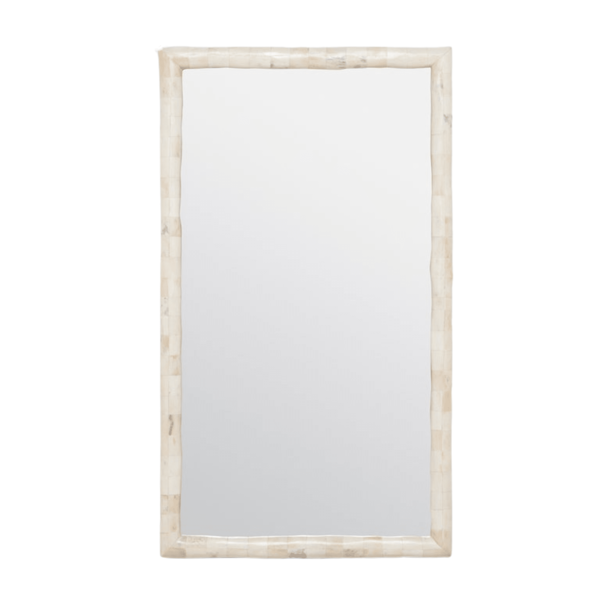 San Clemente Polished Bone Mirror - Two Sizes - Our Boat House