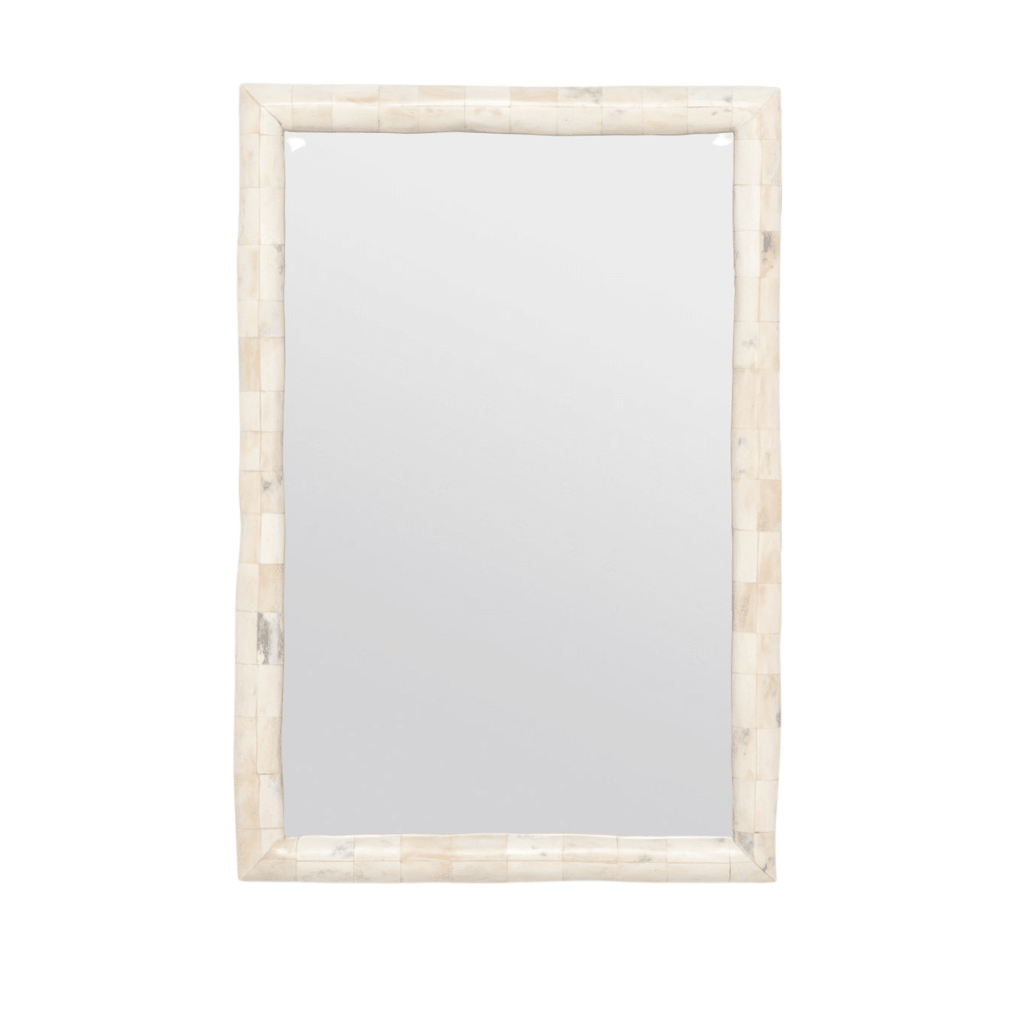 San Clemente Polished Bone Mirror - Two Sizes - Our Boat House