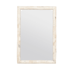 San Clemente Polished Bone Mirror - Two Sizes - Our Boat House