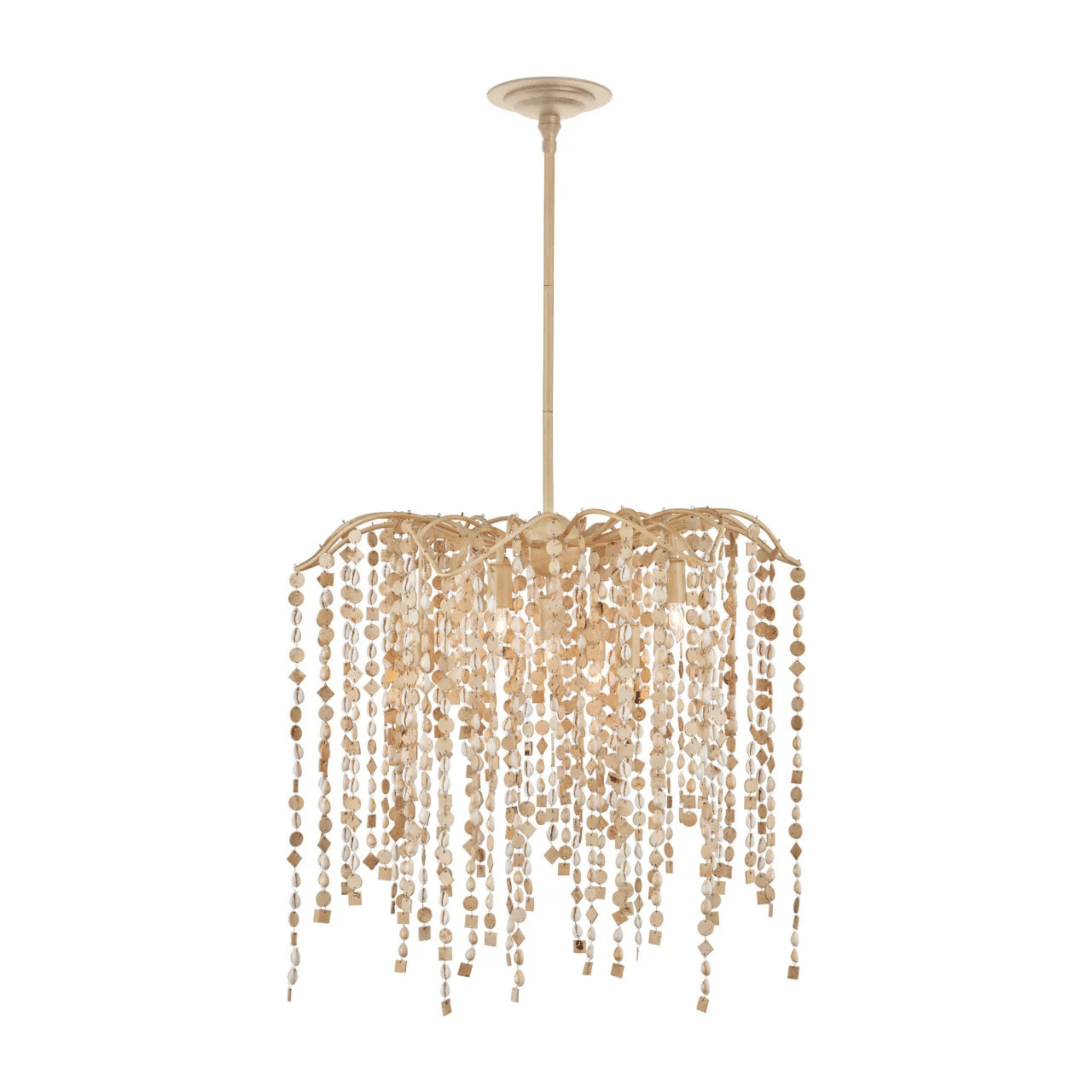 San Salvador Island Coco Shell Chandelier - Our Boat House