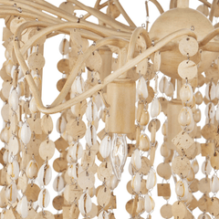 San Salvador Island Coco Shell Chandelier - Our Boat House