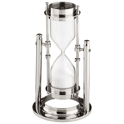Sands of Time Nickel Hour Glass - Our Boat House