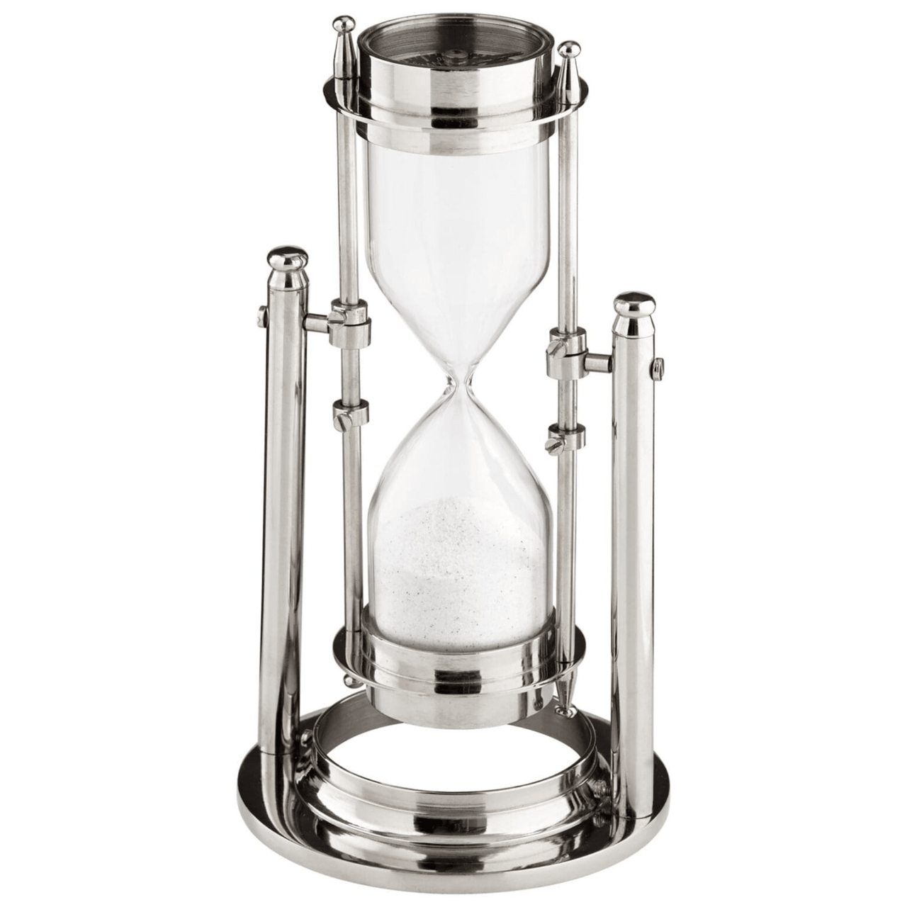 Sands of Time Nickel Hour Glass - Our Boat House