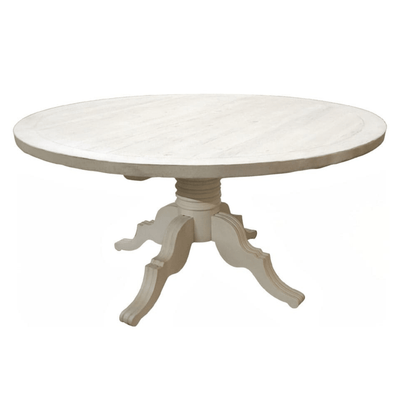 Santa Rosa Whitewash Dining Table - Our Boat House