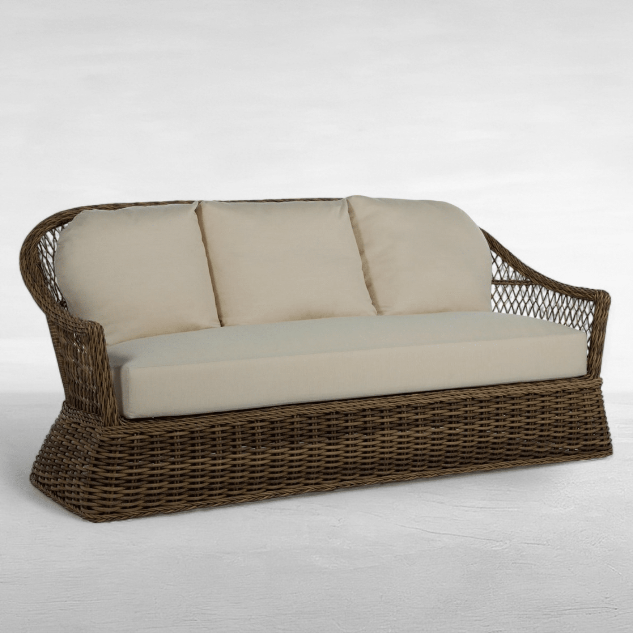 Sarasota Outdoor Wicker Sofa - Raffia - Our Boat House