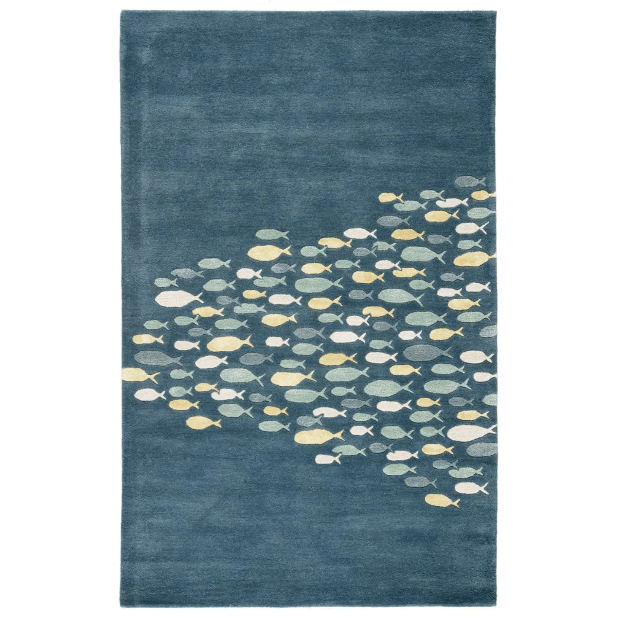 School of Fish Wool Rug - Our Boat House