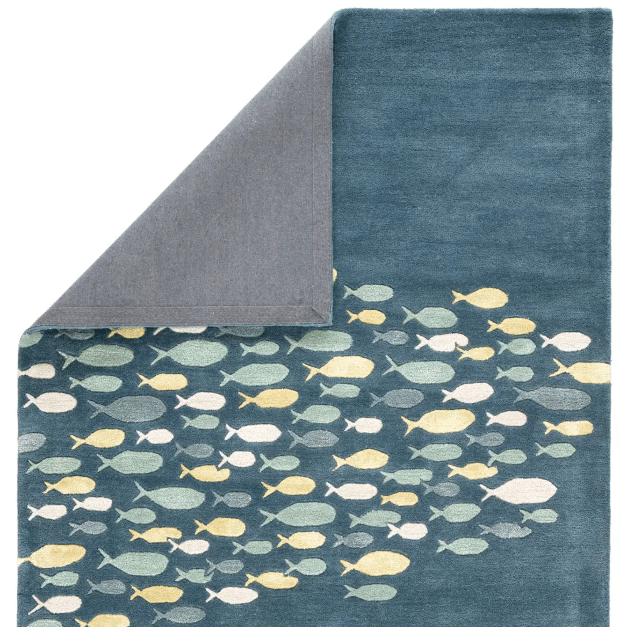 School of Fish Wool Rug - Our Boat House