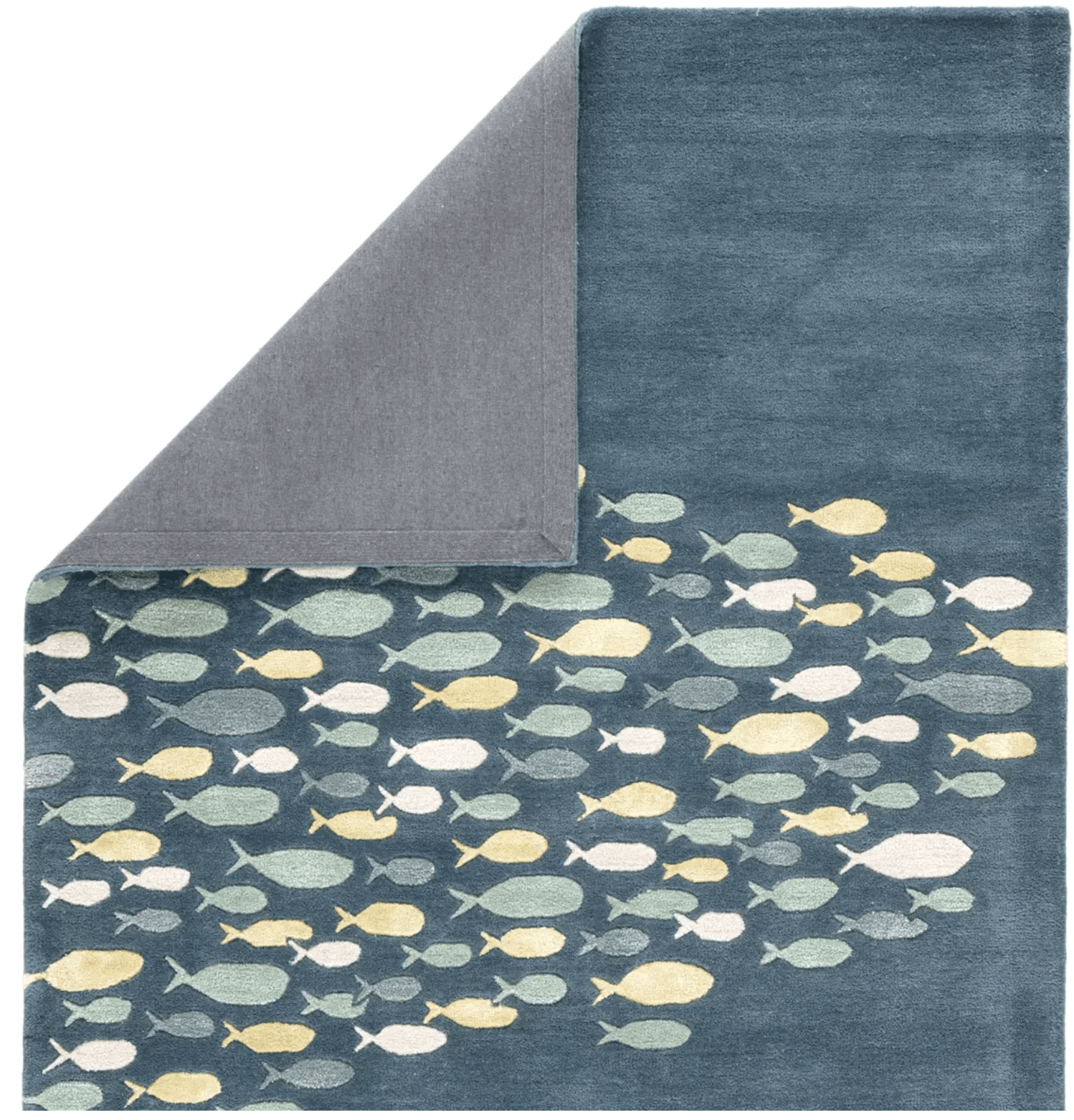 School of Fish Wool Rug – Our Boat House
