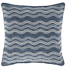 Scout Embroidered Indoor/Outdoor Decorative Pillow Covers - Four Colors - Our Boat House