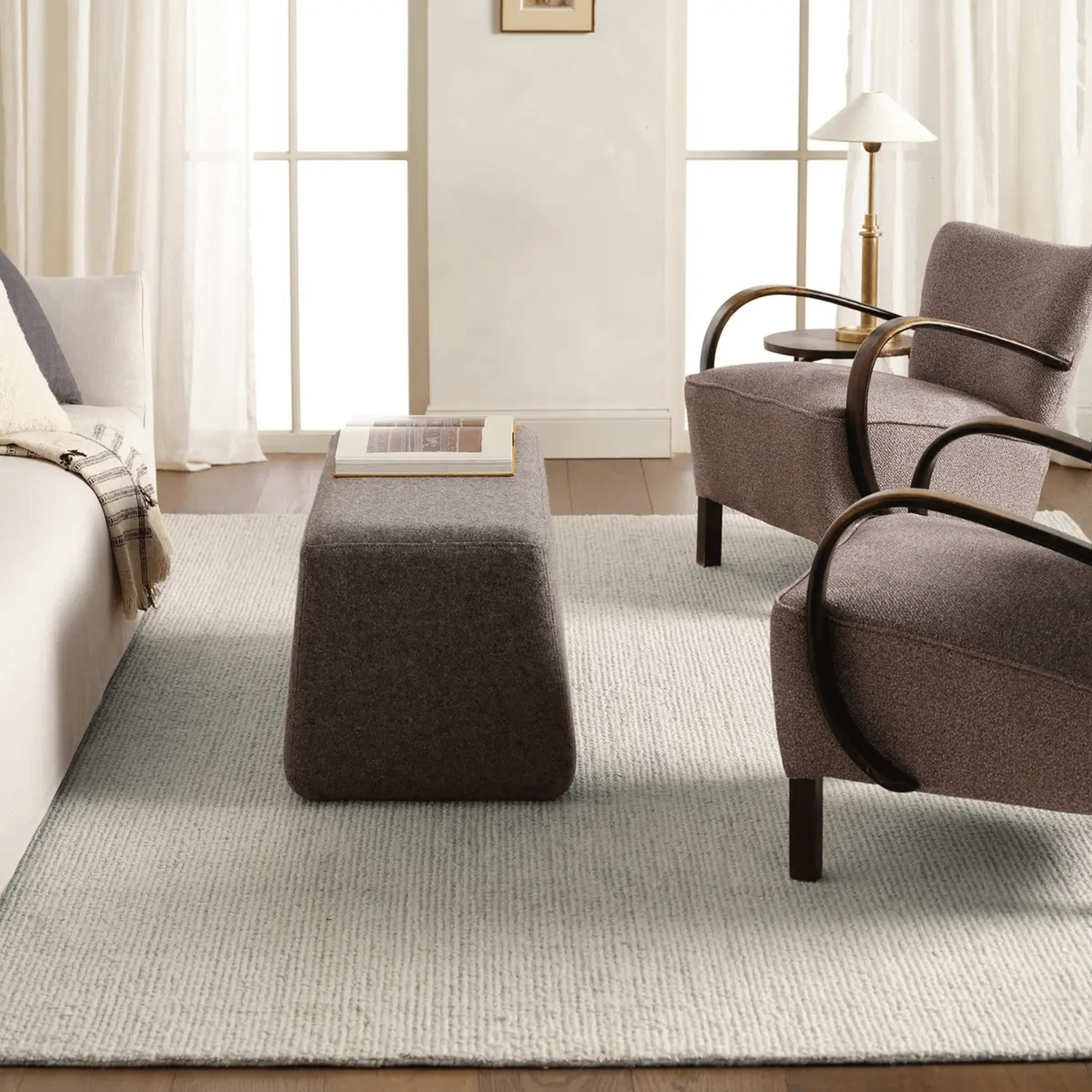 Seabrook Texture Rug - Grey - Our Boat House