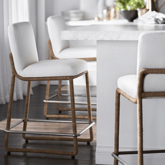 Seagrass Shore Counter Stool - coastal inspired home furnishing lifestyle