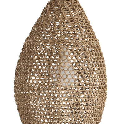 Seagrass Teardrop Pendant - STOCK FLOOR SAMPLE - Our Boat House