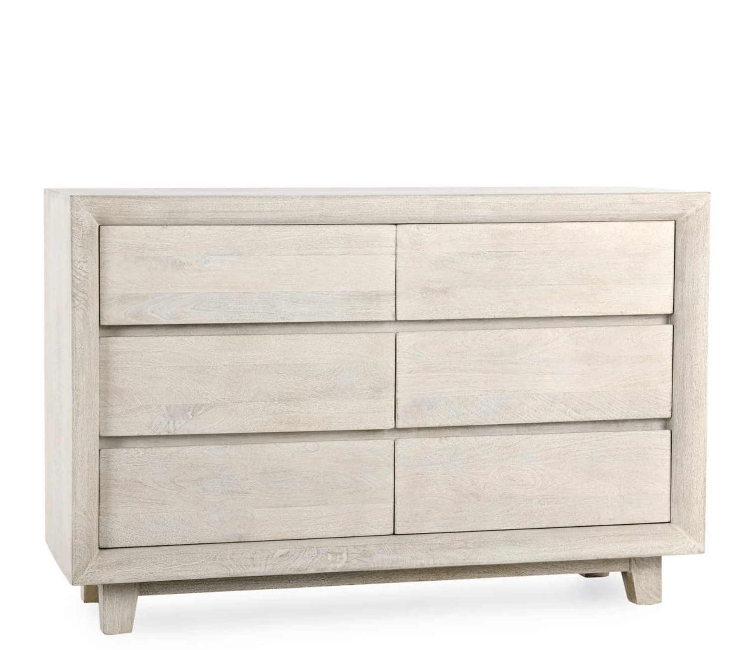white beach dresser American Woodcrafters Beach Comber 000001339340 Coastal 6-Drawer Dresser with Two-Tone Finish | Furniture and More