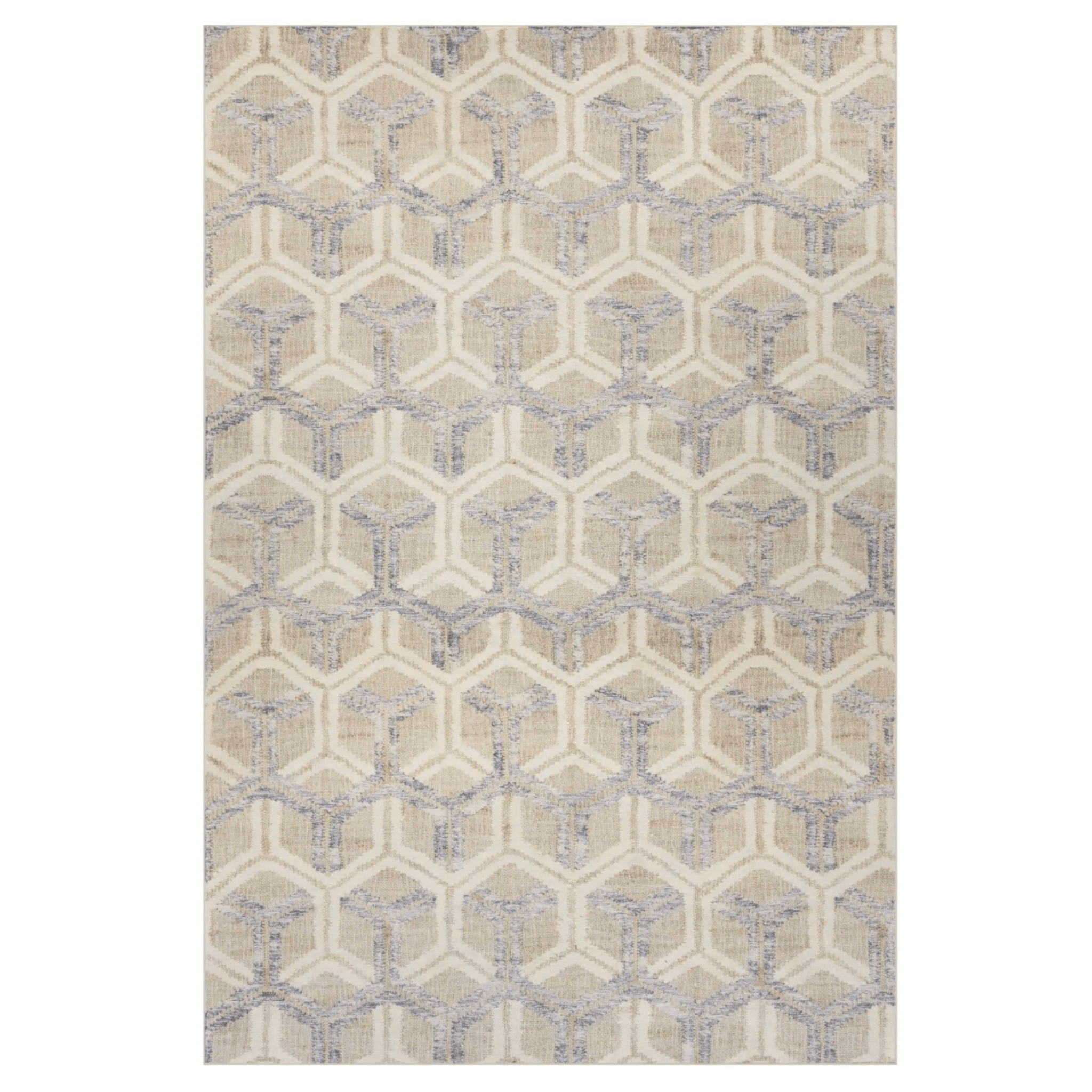 Senava Modern Geometric Washable Rug - Our Boat House