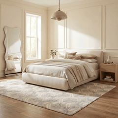 Senava Modern Geometric Washable Rug - Our Boat House