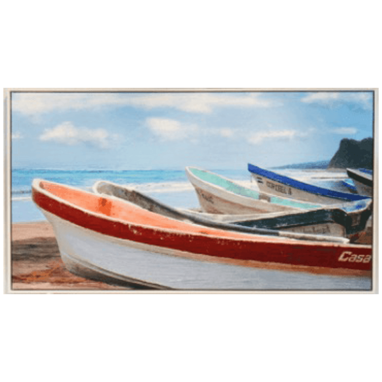 Seven Boats Giclee - Our Boat House