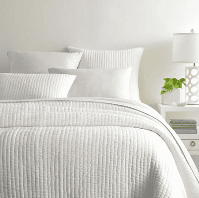 Seychelles Quilt - Dove White - Our Boat House