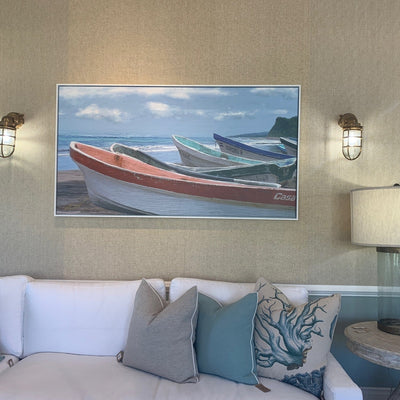 Ship Passageway Lights - 90 Degrees in Brass Finish - Our Boat House