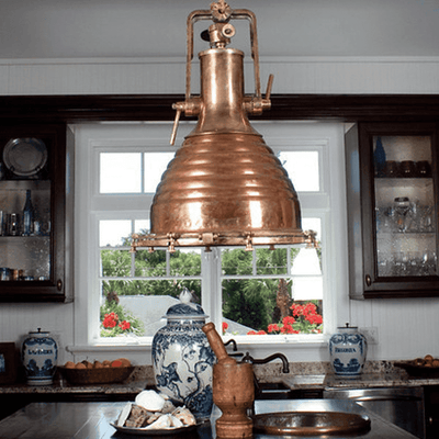 Ship's Cargo - 'Fox Light' Ribbed Copper - Our Boat House